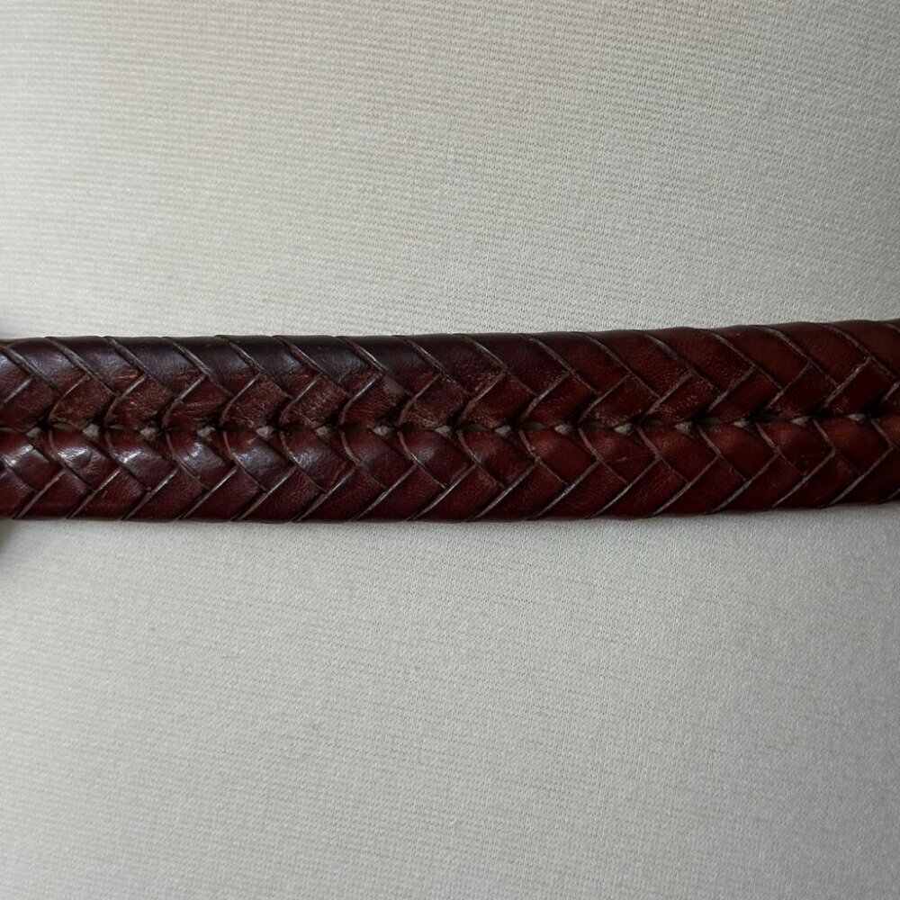 Coach Leather Braided Belt, Damaged - Picture 4 of 4